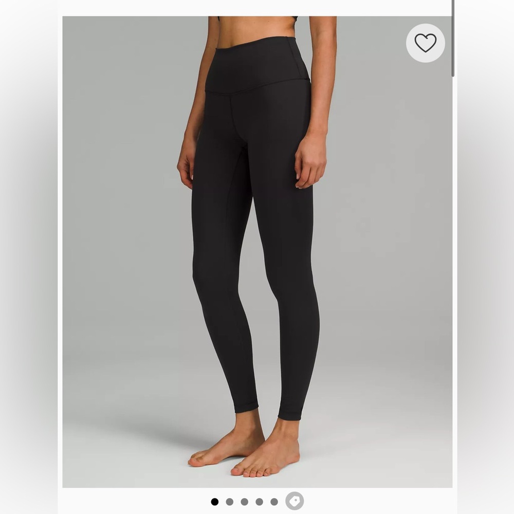 LULULEMON WUNDER UNDER 7/8 TIGHT HI-RISE - SIZE 10